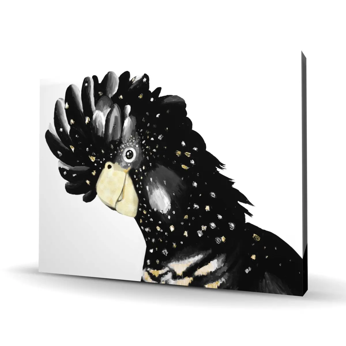 Begin Home Decor C1RC36489EDYC6 36 x 48 in. Cockatoo Parrot Canvas - Exotic Feathers Home Decor Art