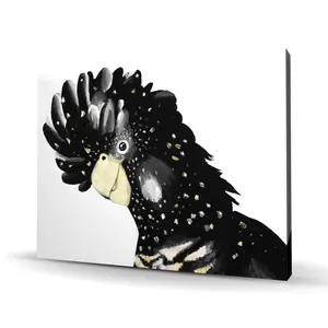 Begin Home Decor C1RC36489EDYC6 36 x 48 in. Cockatoo Parrot Canvas - Exotic Feathers Home Decor Art