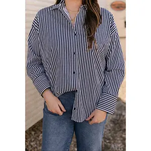 SALE The Emery Top in Navy