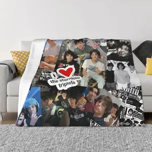 Sturniolo Triplets Blanket for Fan Lovers - Soft and Cozy Throw for Home Decor