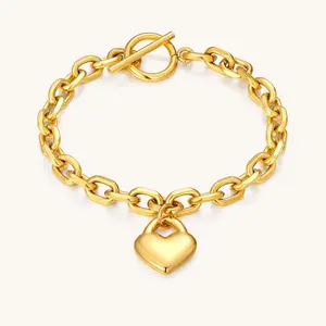 Love Yourself Chain - Mantra Bracelet For Women Gold Plated