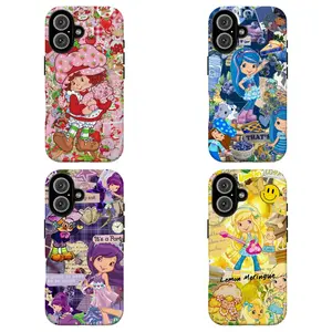 FL-Strawberry Sh0rtcake Y2K Aesthetic Phone Case, Trendy Nostalgic 2000s Design, Coquette Pink & Pastel Vibe For iPhone 11 12 13 14 15 16 17 Air Pro Max for Samsung S26 S25 S24 S23 S22 S21 Case,Gift for her/him