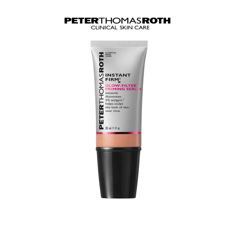 Peter Thomas Roth Instant FIRMx Glow-Filter Priming Serum, Skincare Makeup Hybrid, Face Serum, Makeup Primer for Glowing Skin Cosmetic
