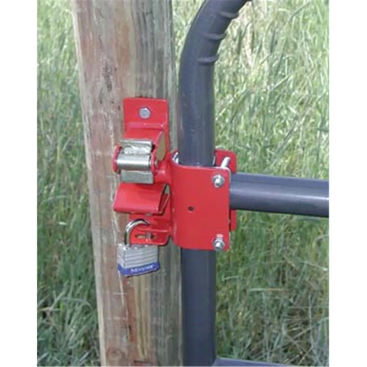 Worens Group 1-Way Lockable Gate Latch - 16100500/GL16105, Single Hand Operable, Prevents Sagging and Swinging, Fits 1-5/8" to 2" Round Tube Gates