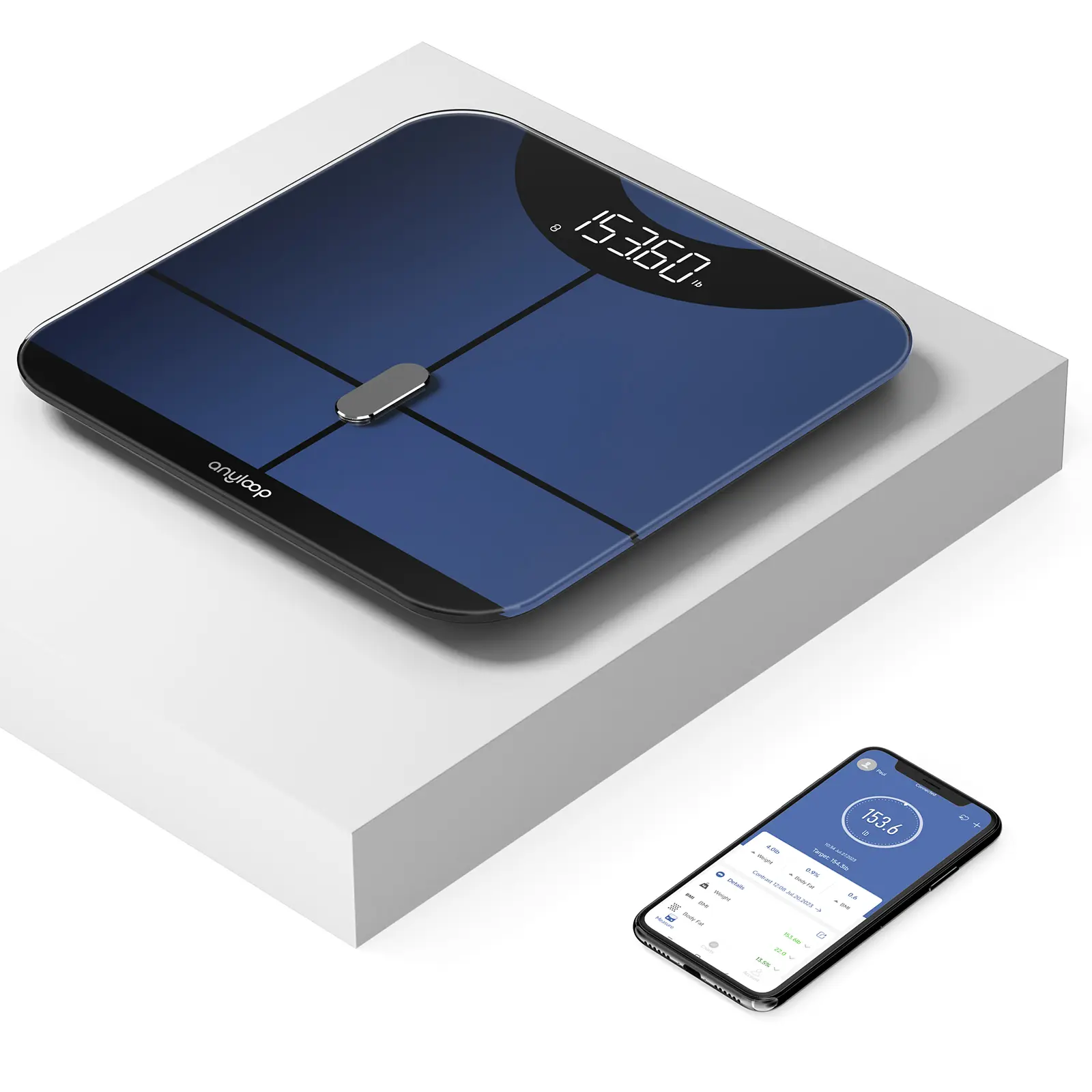Smart Digital Weight Scale, Wireless Body Composition Analyzer, Smart LED Display Body Composition Scale with Smartphone App, Summe Gifts, Weights Tracker