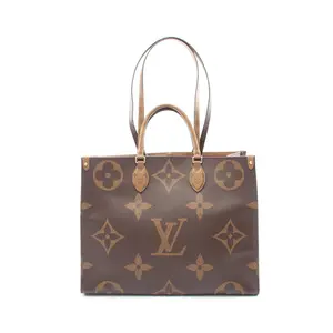 Pre-owned Louis Vuitton Canvas Tote Bags OnTheGo GM Monogram Giant Reverse Tote Bag