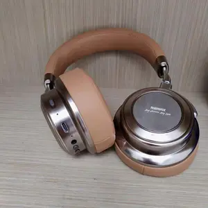 RB980HB Wireless Headset BTV5.4 ANC Noise Reduction HiFi Earphones 40mm Large Dynamic Coil Soft Leather Earmuffs Trendy Earphone