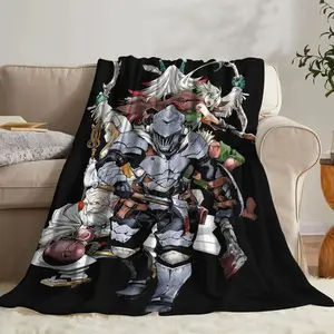 Goblin Slayer Anime Themed Blanket - Suitable for all seasons, suitable for living room, office, and travel - Soft and comfortable