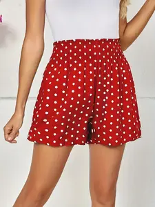 Women's Floral Shorts, Spring Fashion, Flowy Flower Shorts, Ruffle Skirt Pants, Summer, Perfect for Vacation and Casual Wear, Fitted