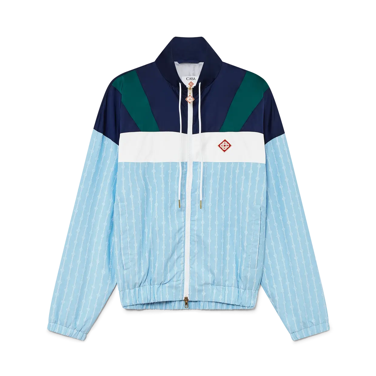 CASABLANCA Pinstripe Nylon Track Jacket Womens Apparel