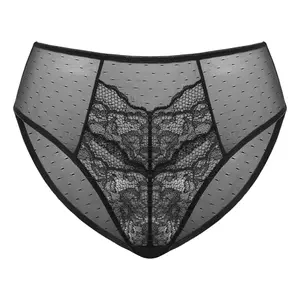HSIA Enchante Floral Lace Sheer Mesh Back Bikini Underwear Matching Panty