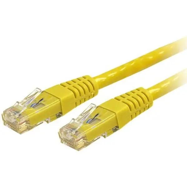 StarTech 8 FT YELLOW MOLDED CAT6 UTP PATCH CABLE - ETL VERIFIED