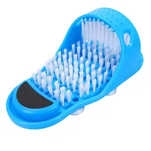 Simple Feet Cleaner, Magic Foot Scrubber, Exfoliating Easy Feet Cleaning Brush, Foot Shower Spa Massager Slippers for Unisex Adults