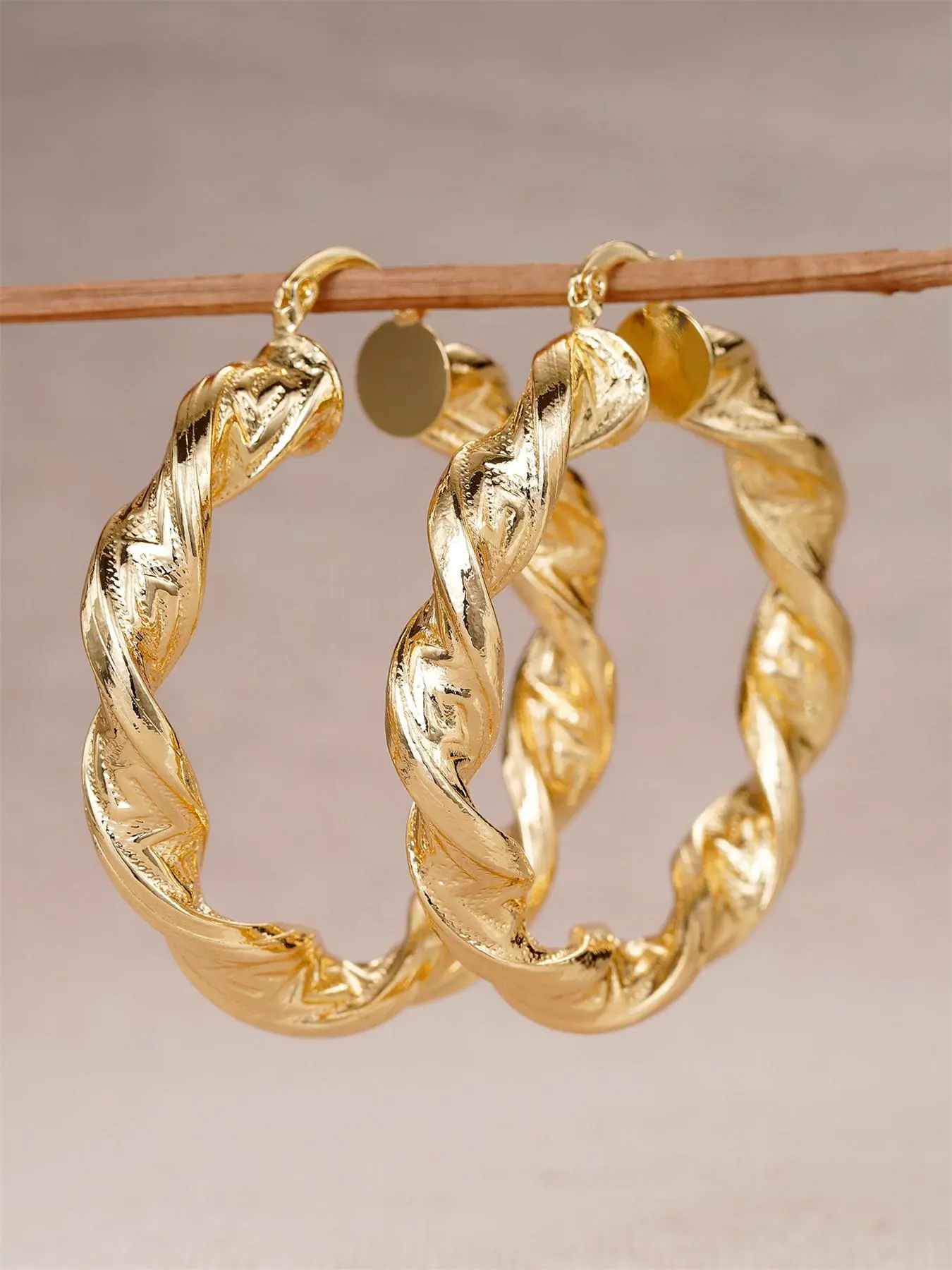 Vintage Hoop Earrings, Fashionable Jewelry Accessories for Women for Party, Stylish Jewelry, Daily Clothing Decor, Trendy All-match & Exquisite Jewelry for Birthday Gift