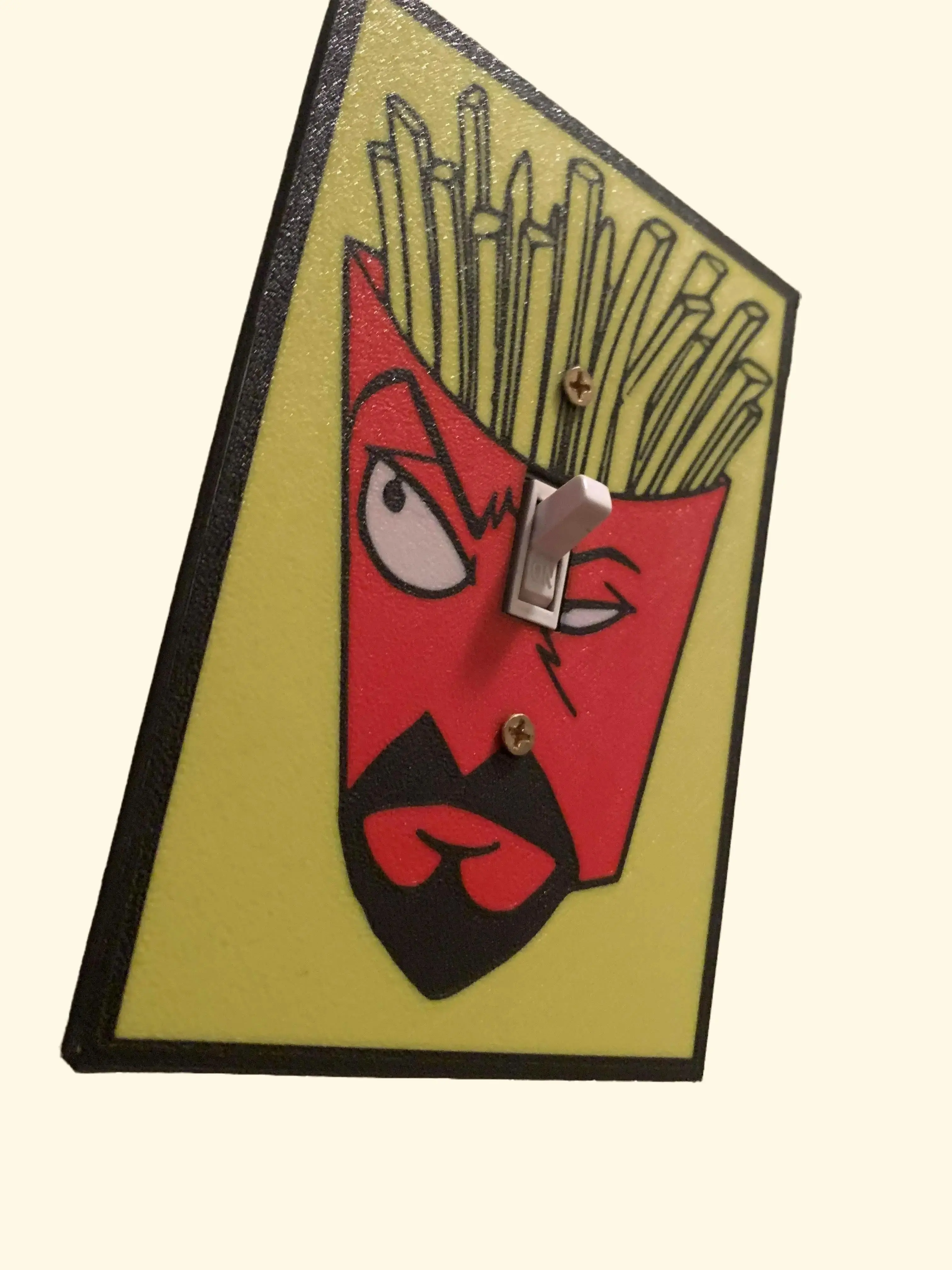 Aqua Team Hunger Force Frylock Decorative Durable Plastic Wall Plate - Light Switch Socket Cover for Home Improvement Decor