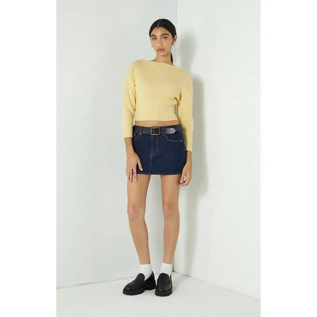 Your Favorite Women's Cosette Ribbed Off-The-Shoulder Sweater