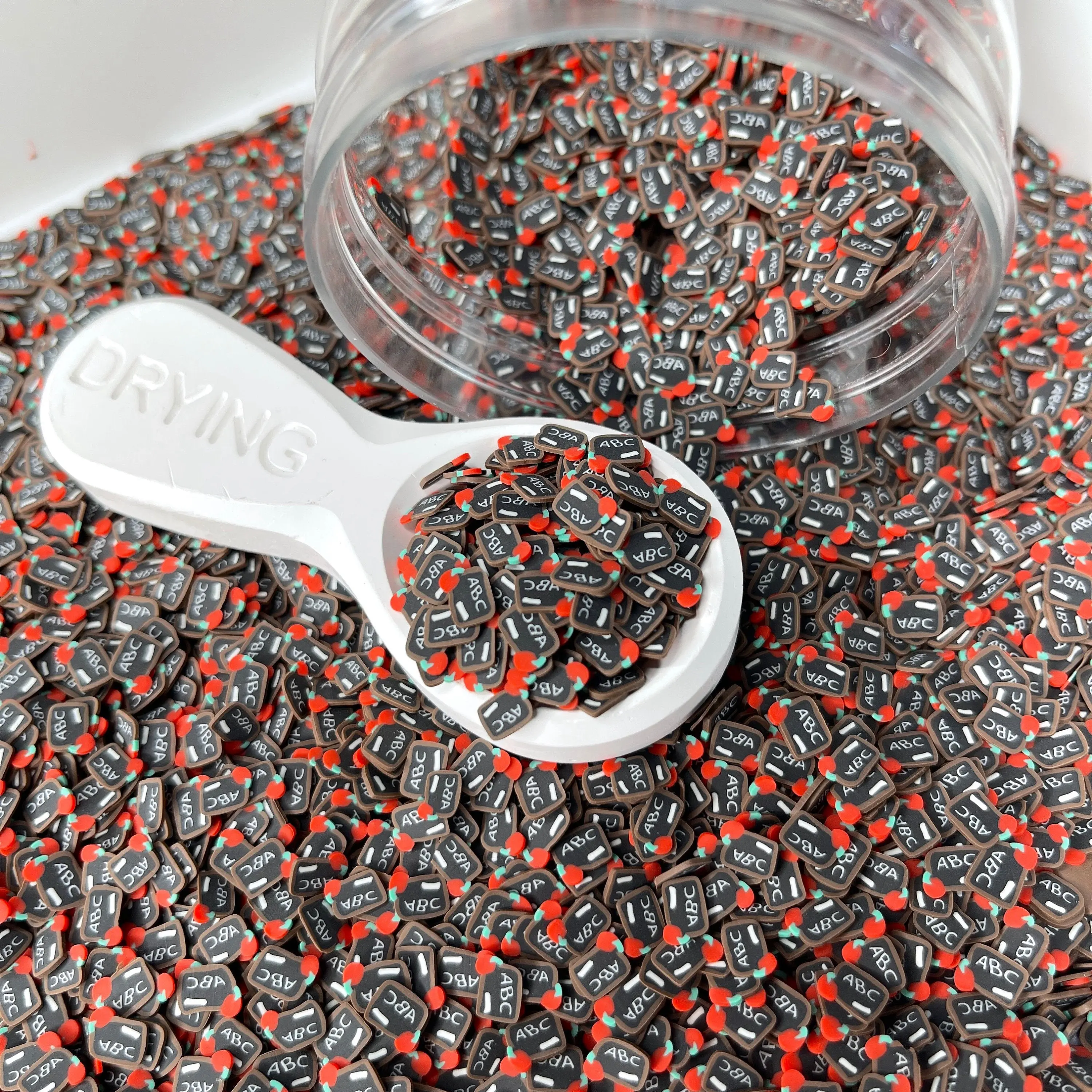 Chalkboard, School Polymer Clay Sprinkle (NOT EDIBLE, 5mm/10mm)