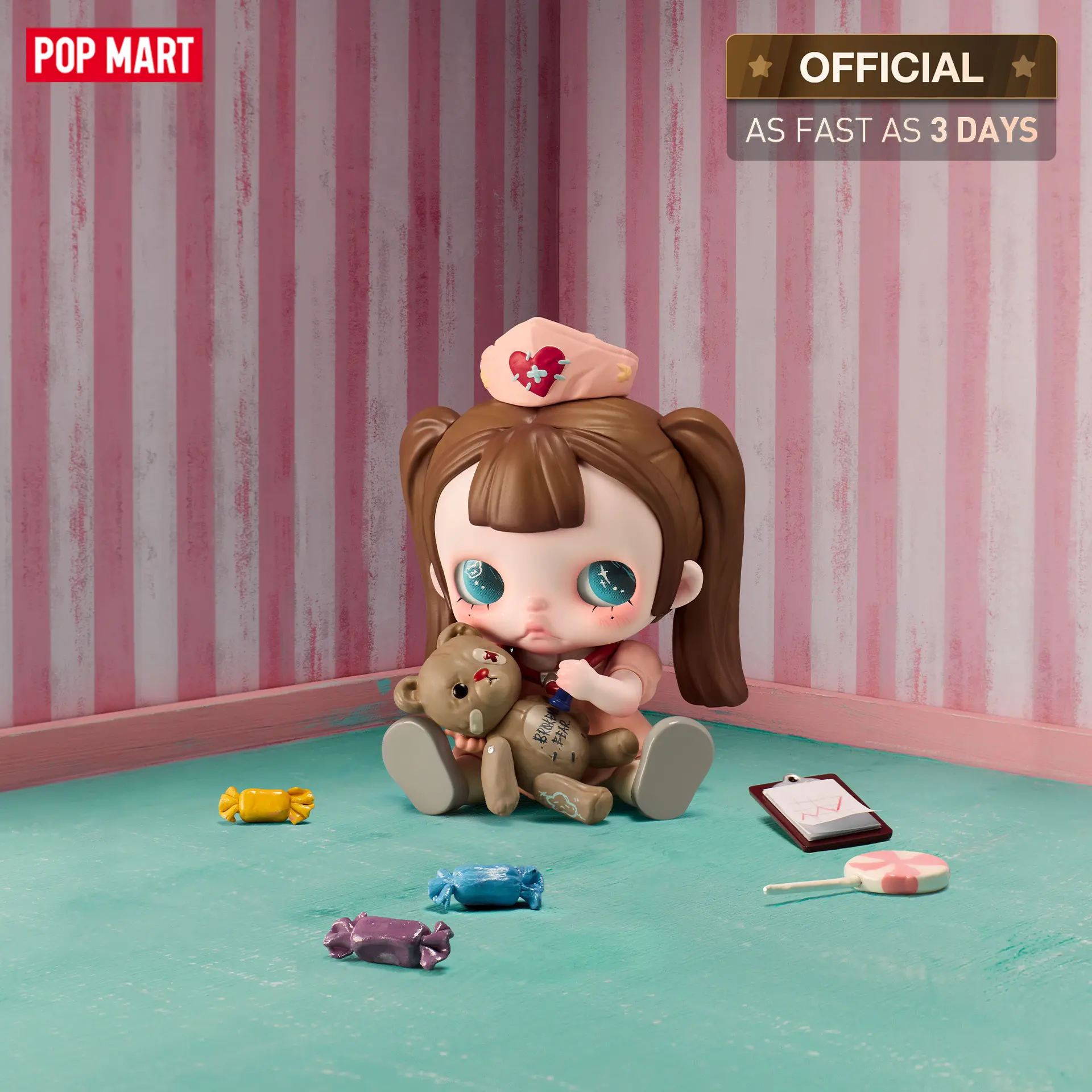 【NEW】POP MART TinyTiny - ACT I: Sugar Therapy Room Series Figures Blind Box Fun Toy
