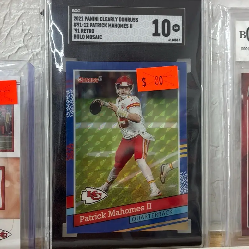 Patrick Mahomes graded 10