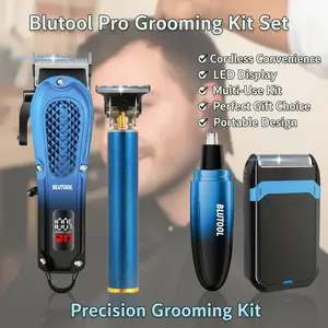 Hair Clippers for Men Professional, Beard Trimmer Kits & Sets, Cordless Mens Hair Trimmer, Electric Shavers, Haircutting Machine with LED Display, Used for Home, Car and Travel. Gifts for Fathers, Husbands, Sons, Brothers | Modern Hair Clipper Tools