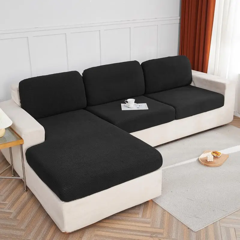 Couch Cover for Valentines Decor, 1 Set Solid Color Replaceable Slipcover, Furniture Protector for Living Room Office, Home Decorations