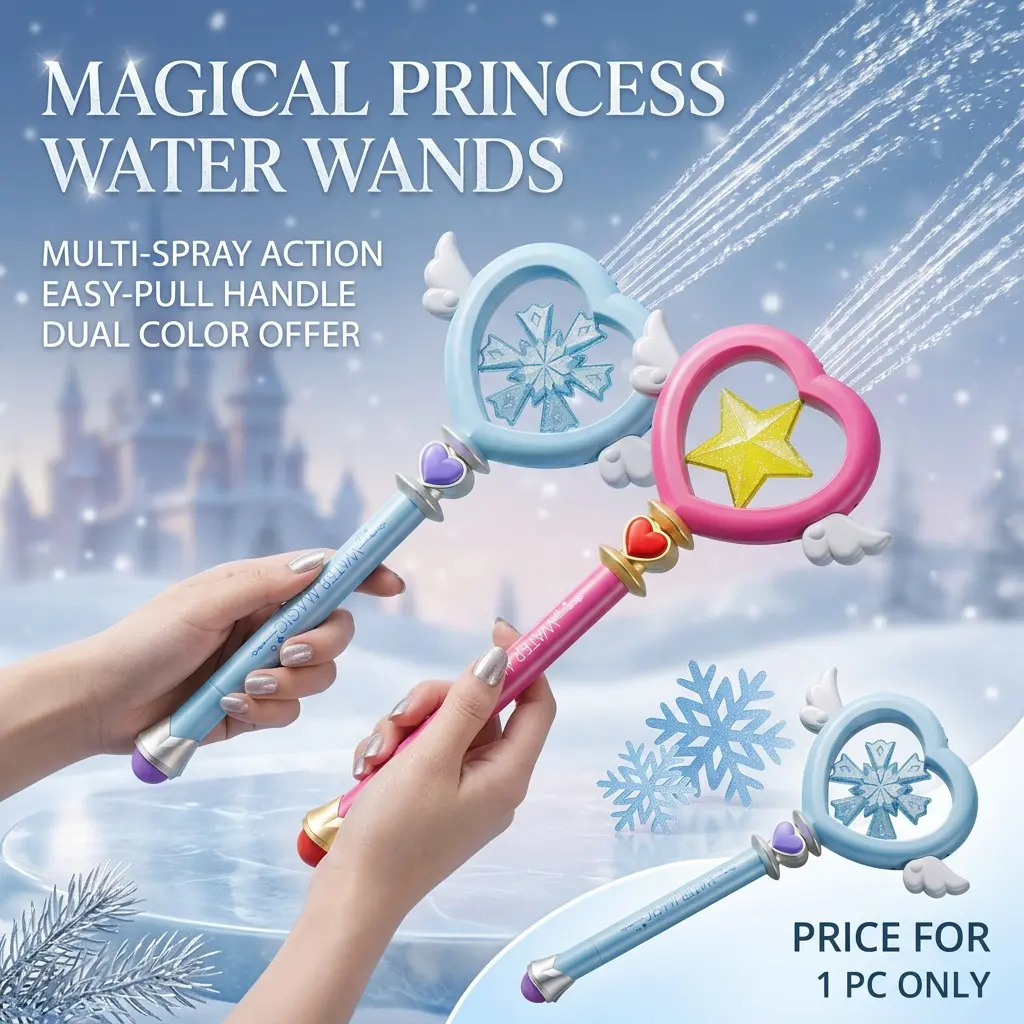 Pull-Trigger Magic Multi-Hole Water Gun, Kids' Summer Fun Toy, Ideal for Children and Teens, Perfect for Outdoor Play