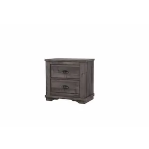 Coralee - Nightstand - Dark Brown