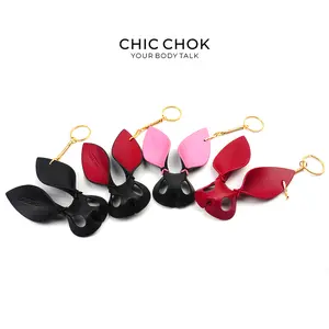CHICCHOK [Bunny Keychain] Handcrafted Genuine Leather Bunny Keychain