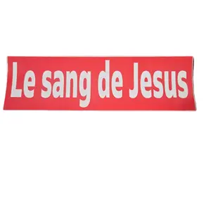 Le Sang De Jésus car sticker