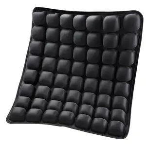 Inflatable Seat Cushion with 3D Air Cell Design for Pressure Relief, Lycra and TPU Wheelchair Seat Pad, Manual Pump, Lightweight and Portable for Travel, Office, Car, and Airplane Use, Ergonomic Comfort