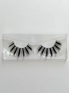 Labo Glam Heiress 25mm Fluffy Faux Mink Lashes | Soft Glam Luxury Strip Lashes Reusable