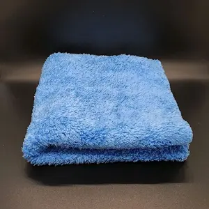 Plush Towel 500gsm Soft Fabric for Bathing and Laundry Use Light Blue