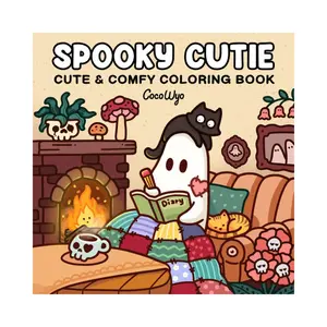 Spooky Cutie Coloring Book – Cute & Creepy Designs for Relaxation - Paperback
