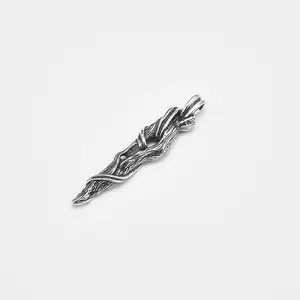 Men's Silver Bullet Pendant Necklace by HANGOVEER NYC