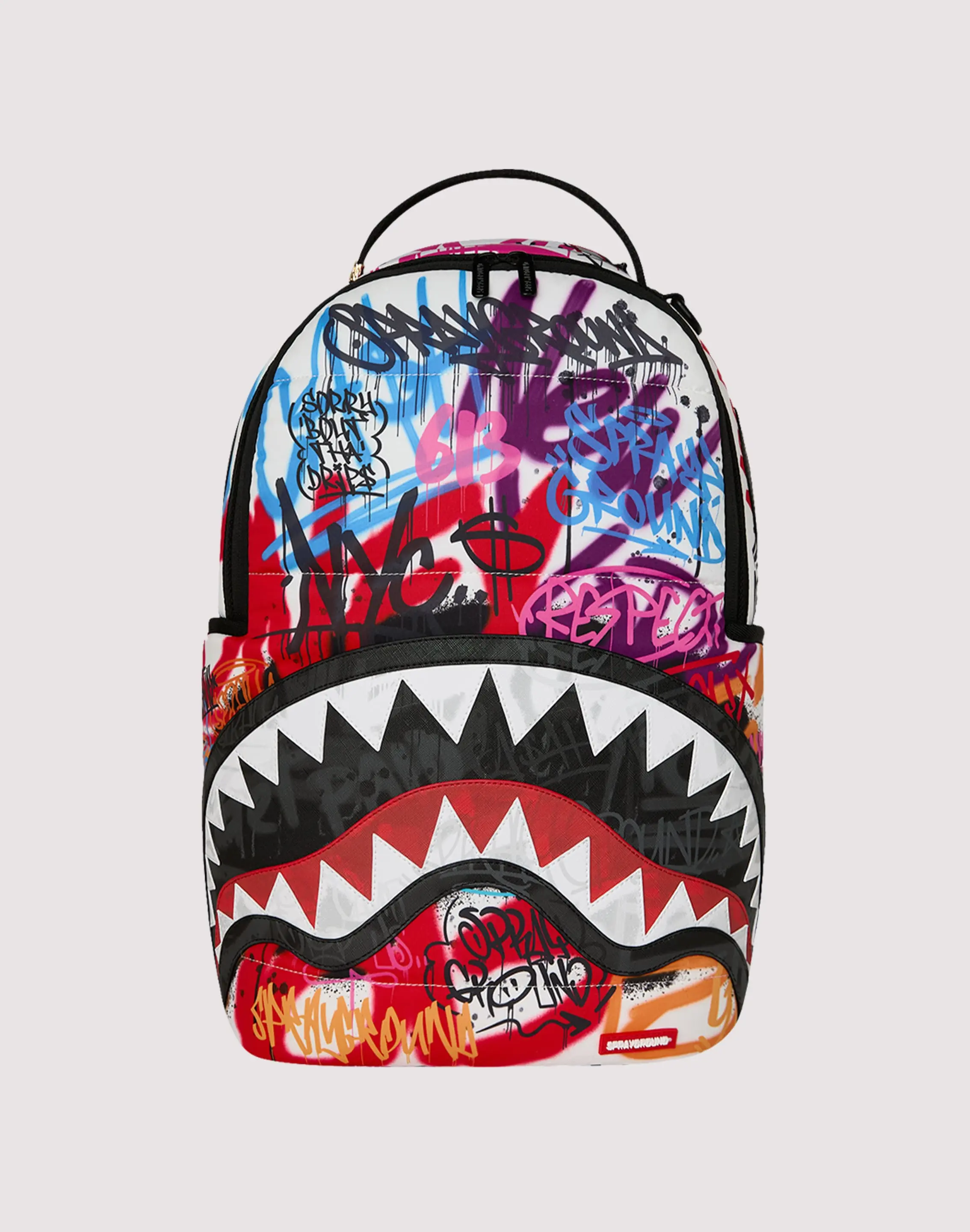 Mens Sprayground Tagged Puffer Backpack