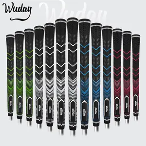 WUDAY 10-Pack Premium Anti-Slip Golf Grips – Tacky & Sweat-Absorbent Rubber, Ultimate Control for Humid Conditions, Men & Women, Left/Right Hand