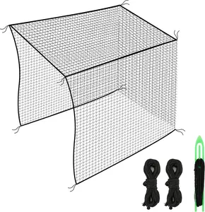Various Size Baseball Batting Cage Net Only/Backstop Nets, Baseball Batting Cages/Barrier Net for Backyard, Heavy Duty Hitting Net for Baseball, Softball