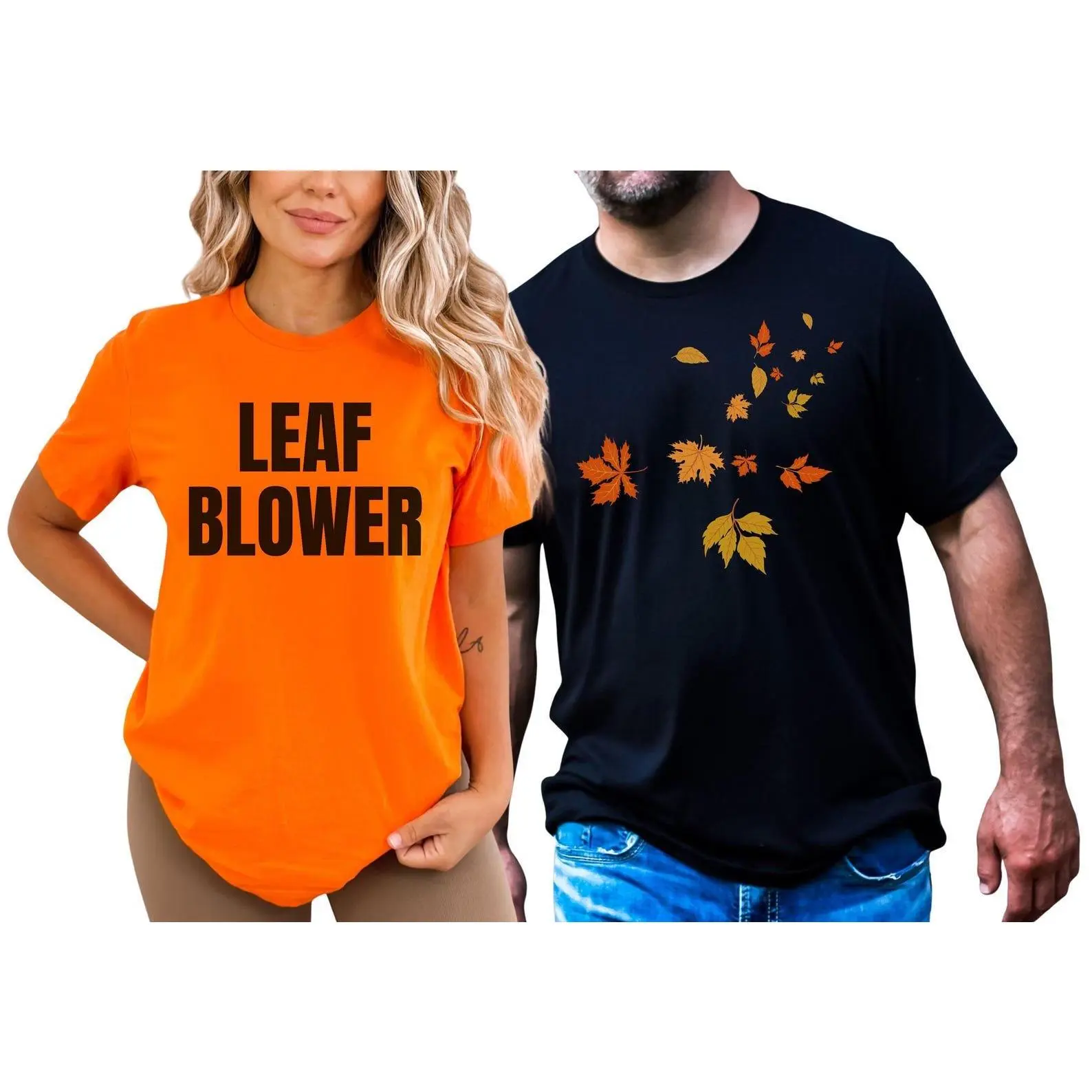 Funny Couples Halloween Shirts,His and Hers Matching Halloween Shirts, Easy Couple Costumes, Halloween Tee, T-Shirt,Matching Couples Costume