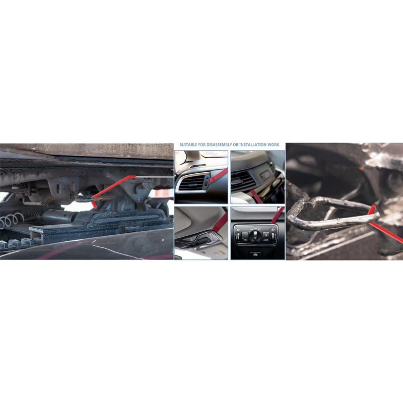 Portable Car Repair Tool Kit for Car Door & Tire, 1 Set  Portable Universal Car Unlock Tool Set Universal Car Emergency Repair Kit