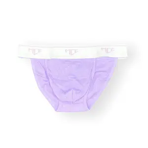 Lilac MCE ribbed bikini brief