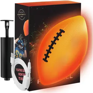 Upgrade Rechargeable Glow in The Dark Ball Toys Birthday Gifts for 6 7 8 9 10 11 12 13 14 15 Year Old Boys, Sports and Outdoors Light Up Ball Games for Teen, Kids Boys Toy Stuff Ages 6-15