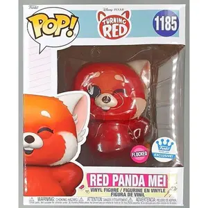 Funko POP! Disney Pixar Turning Red Red Panda Mei #1185 [Flocked] Exclusive