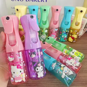 MINISO cartoon high-pressure spray bottle, oil bottle, atomizing water replenishing spray bottle, pressing empty bottle