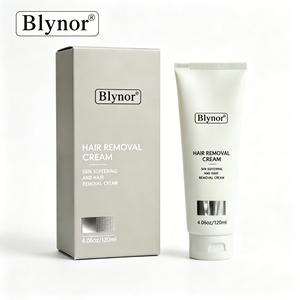 Blynor Sensitive Hair Removal Cream (120ml) - Aloe Vera-Infused, Gentle, Non-Irritating, Painless Moisturizing Body Care for Armpit, Legs - Suitable for All Skin Types