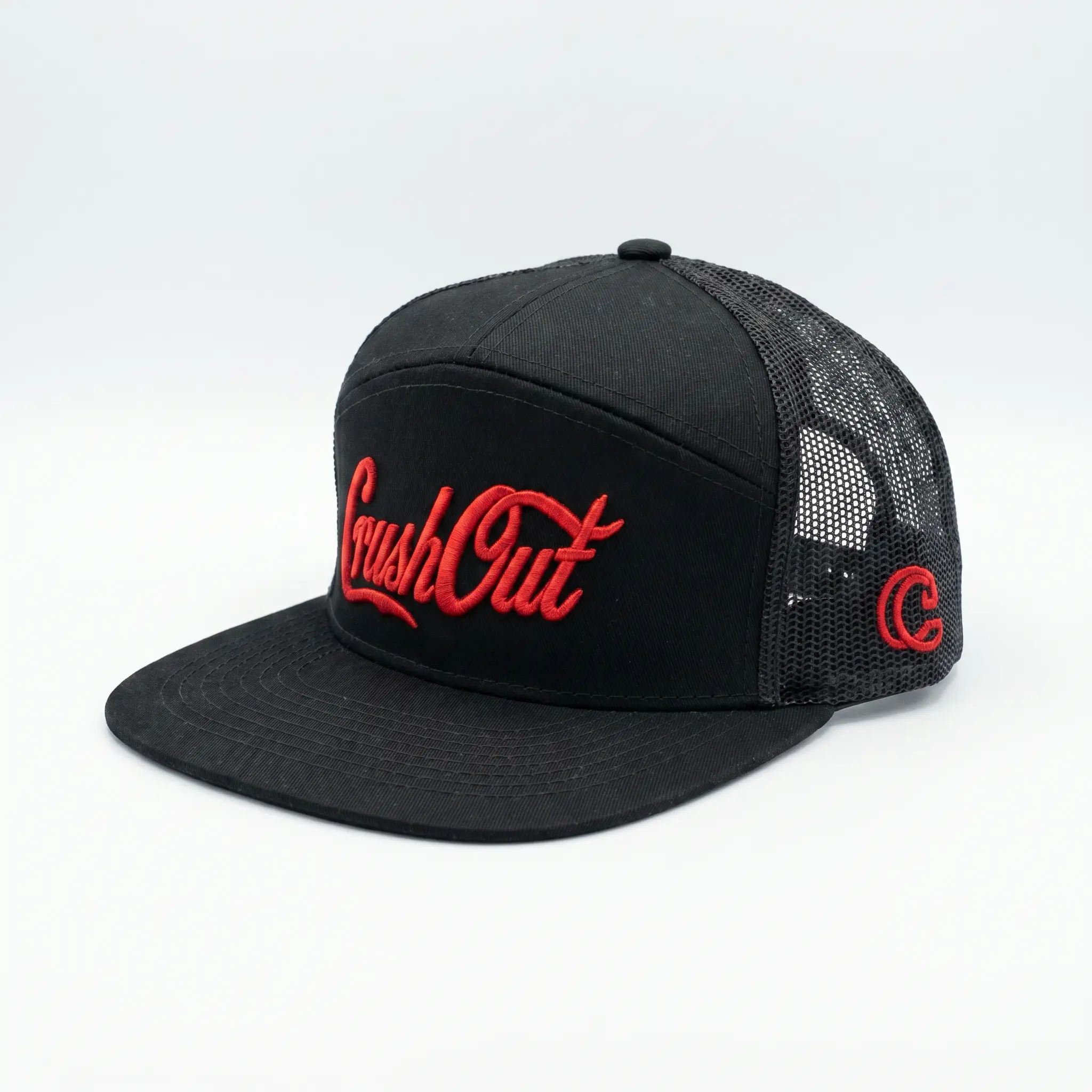 Crash Out Embroidered Trucker Hat, Breathable Mesh Snapback for Men & Women, Ideal for Running, Pickleball & Everyday Use, Events And Everyday Use