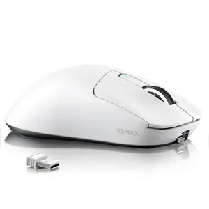 ATTACK SHARK X3MAX PAW3950 Wireless Gaming Mouse 49g SUPERLIGHT Mouse 6 Adjustable DPI Bluetooth/2.4G Wireless/Wired 200 Hours Battery  F-Switch Encoder