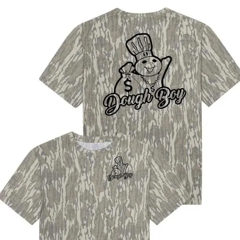 Hunting Camo Shirt, Dough Boy v2 Mossy Oak Bottomland Tee for Men & Women, Vintage, Outdoor Tees, Camo Shirt, Gift For Men