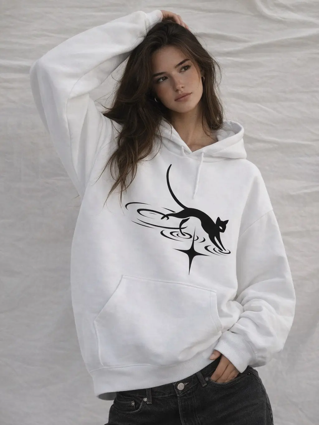 Ripple cat Hoodie