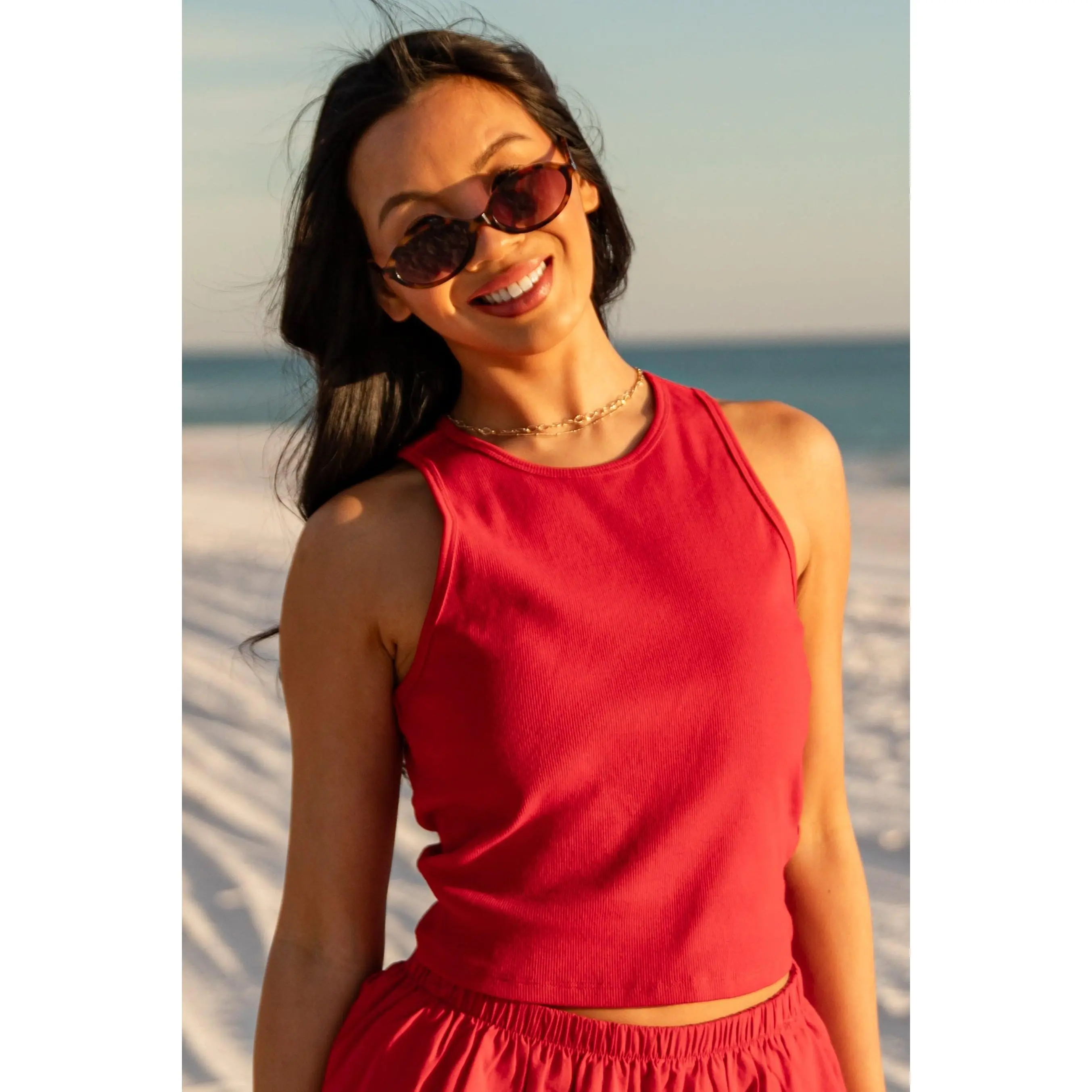 FINAL SALE - Paradise Plans Ribbed Tank