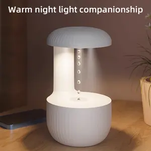 Air purifier humidifier Visualized suspended water droplet black technology  3-in-1 aromatherapy machine Bedroom night light + essential oil diffuser Large capacity long-term humidification Sleep-aiding air optimization